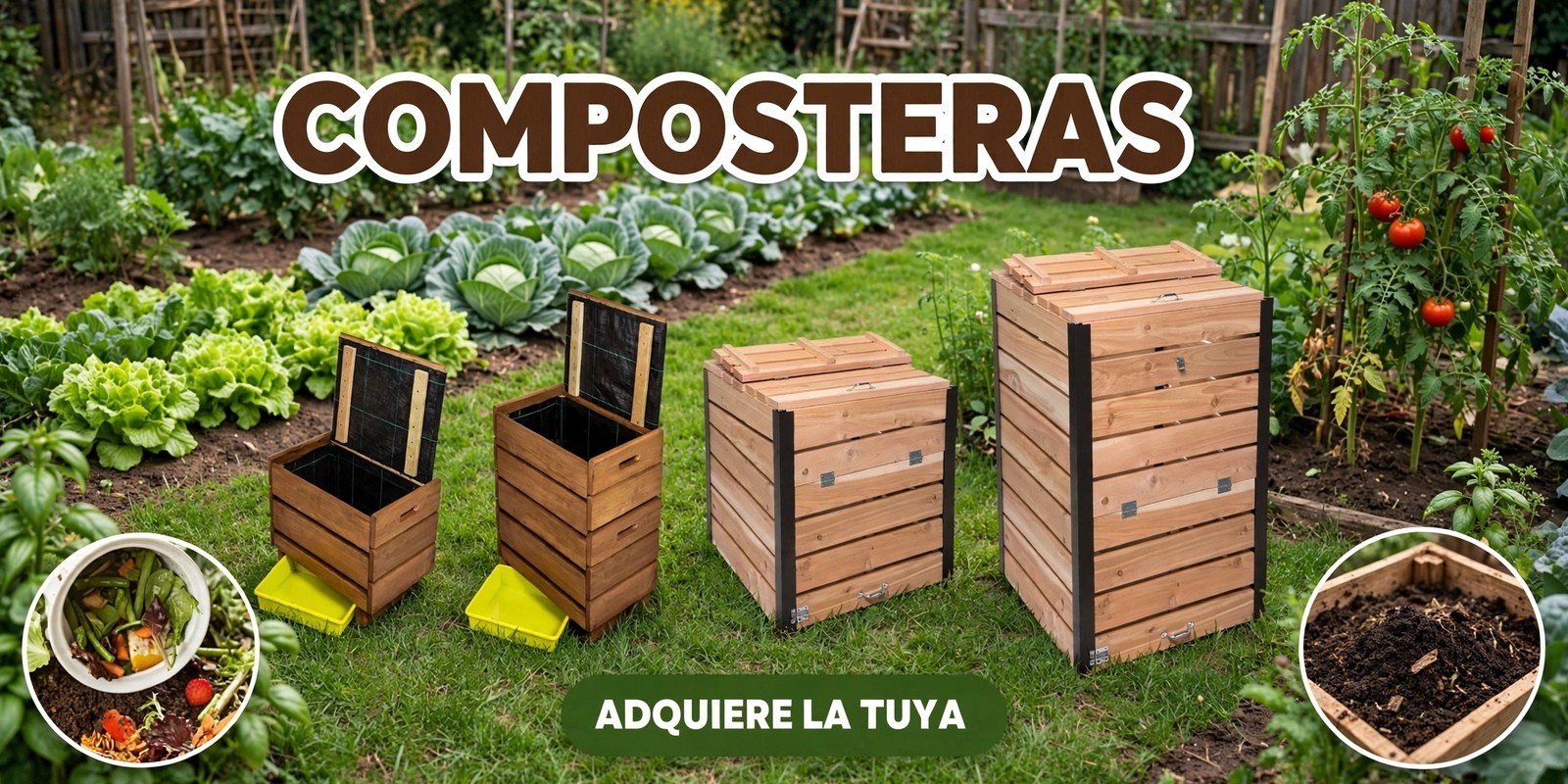 Composteras: adquiere la tuya