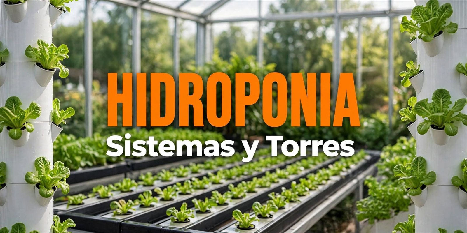Hidroponía: sistemas y torres
