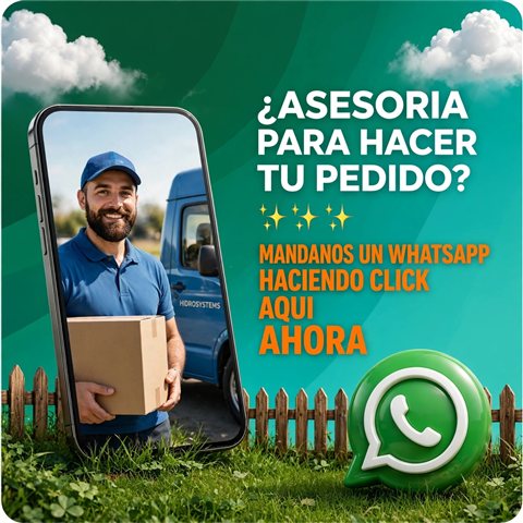 ¿Asesoría para hacer tu pedido? Mándanos un WhatsApp