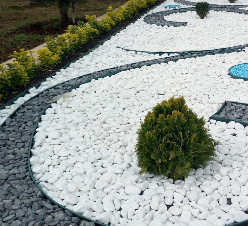 Piedra Blanca Decorativa Para Jardín 1 Kg
