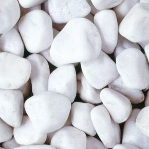 Piedra decorativa blanca